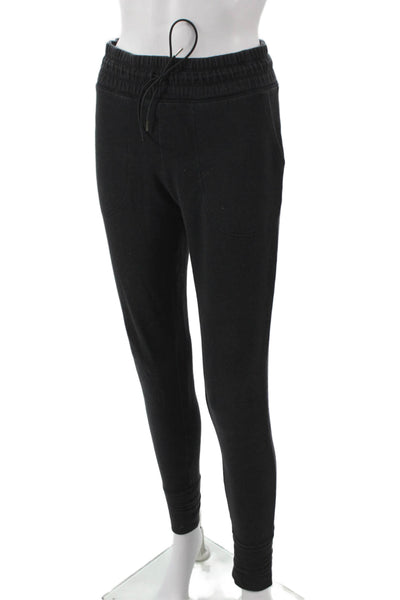 FP Movement Womens Jogger Pants Black Cotton Drawstring Size S