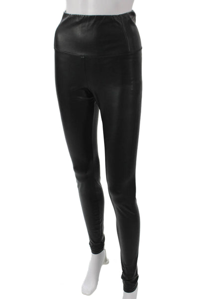 Wilfred Free Womens Ankle Leggings Black Polyurethane Size S