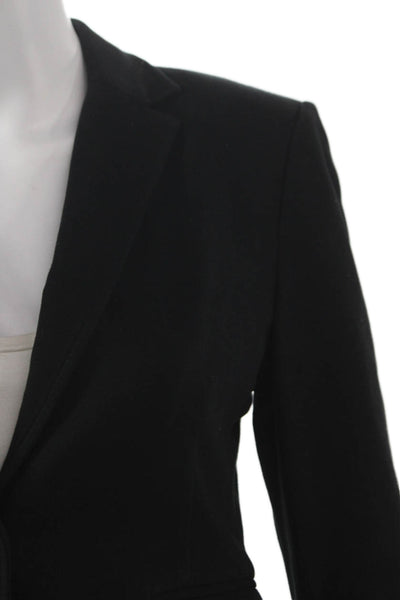 Rag & Bone Womens Basic Jacket Black Cotton Button Long Sleeve Size S