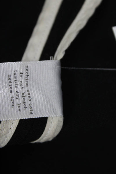 Rag & Bone Womens Basic Jacket Black Cotton Button Long Sleeve Size S
