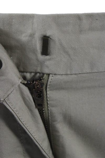 J Crew Womens Chino Shorts Beige 100% Cotton Zip Closure Size 2