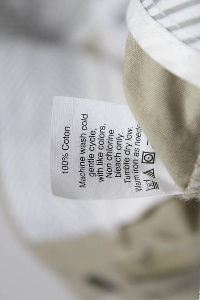 J Crew Womens Chino Shorts Beige 100% Cotton Zip Closure Size 2