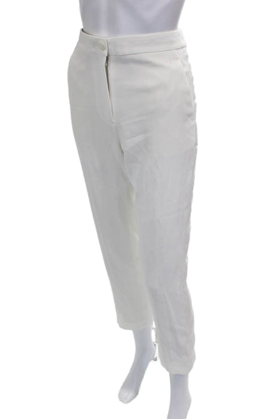 Rag & Bone Women White Dress Pants 25in Inseam 82% Triacetate Size 2