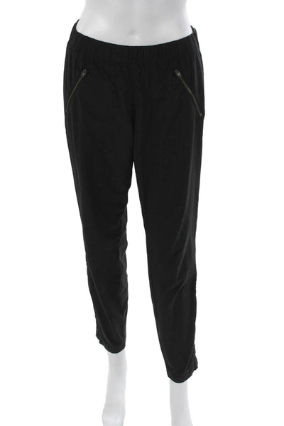 Athleta Womens Black Jogger Pants Pull On Inseam 28 Size 2