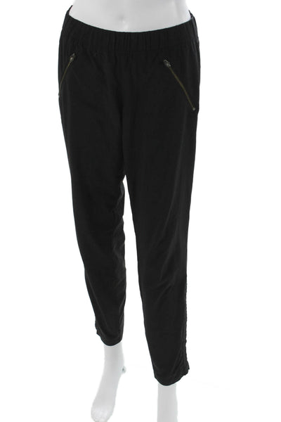 Athleta Womens Black Jogger Pants Pull On Inseam 28 Size 2