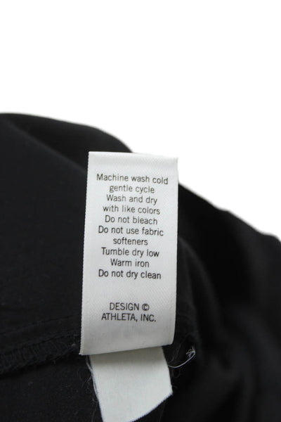 Athleta Womens Black Jogger Pants Pull On Inseam 28 Size 2