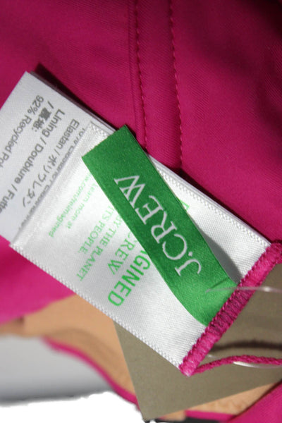 J Crew Women Two-Piece Bikini Pink Recycled Polyamide Size S