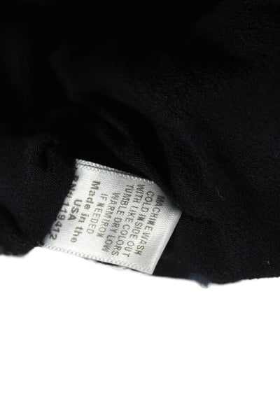 Monrow Women Jogger Pants Black Rayon Drawstring Size L
