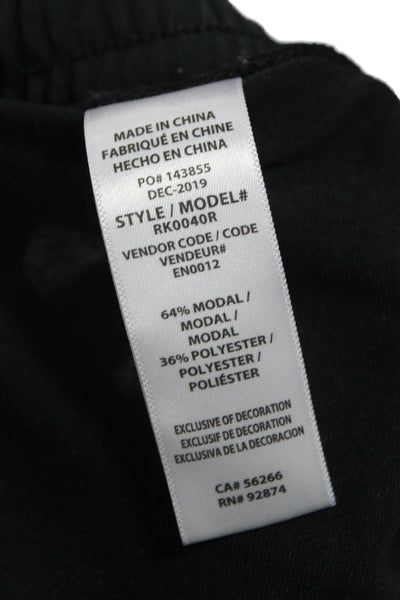 Splendid Womens Black Modal Jogger Pants Drawstring Size L