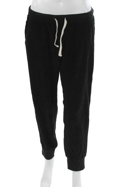 Electric & Rose Women Jogger Pants Black Cotton Drawstring Solid Size XL