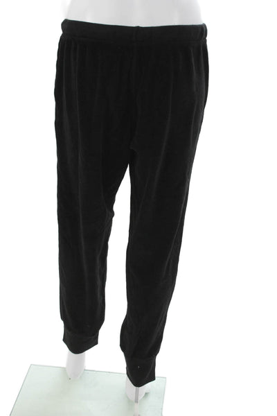 Electric & Rose Women Jogger Pants Black Cotton Drawstring Solid Size XL