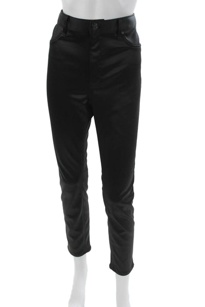 Rag & Bone Women Ankle Pants Black Polyester Size 31