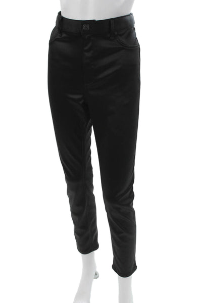 Rag & Bone Women Ankle Pants Black Polyester Size 31
