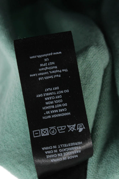 PS Paul Smith Boys Wool Long Sleeve Pullover Sweater Green Size M