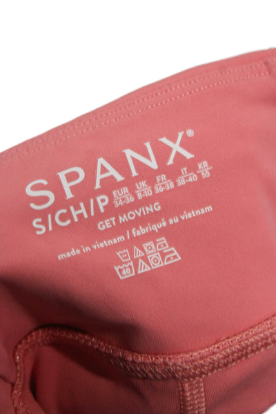 Spanx Women Athletic Pink Skort Nylon Short Size S
