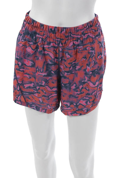 Lululemon Womens Athletic Camouflage Recycled Polyester Shorts Size 6