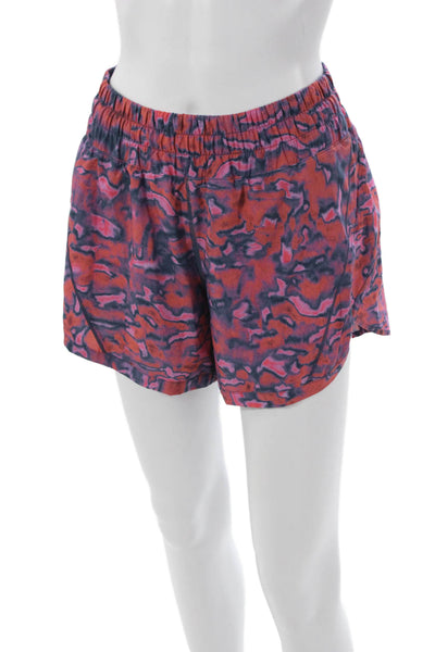 Lululemon Womens Athletic Camouflage Recycled Polyester Shorts Size 6