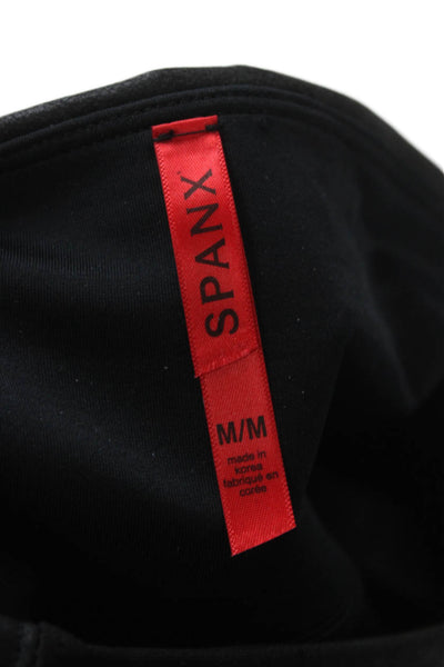 Spanx Women Ankle Leggings Black Nylon Size M