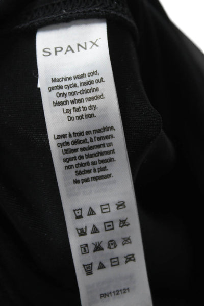 Spanx Women Ankle Leggings Black Nylon Size M