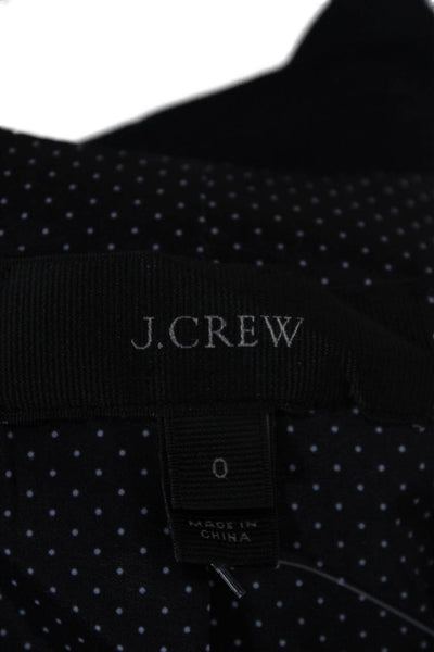 J Crew Womens Blue 55% Wool Blazer Size 0