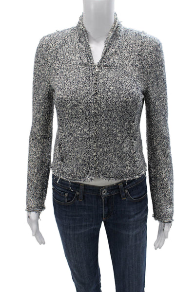 Rebecca Taylor Women Multicolor Basic Jacket Zip Long Sleeve Size 2