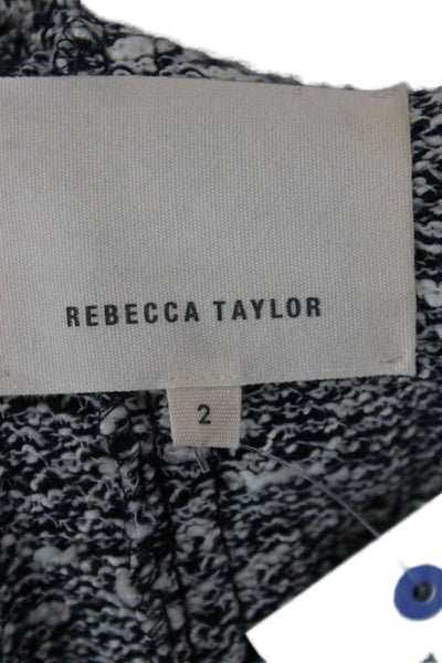 Rebecca Taylor Women Multicolor Basic Jacket Zip Long Sleeve Size 2