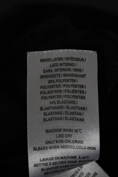 Lysse Women Ankle Leggings Black Viscose Solid Inseam 24in Size L