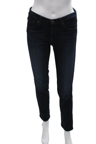AG Adriano Goldschmied Womens Skinny Jeans Blue Low Rise Cotton Size 27