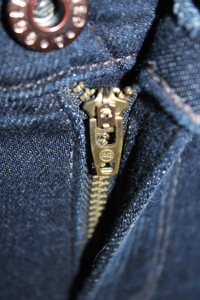 AG Adriano Goldschmied Womens Skinny Jeans Blue Low Rise Cotton Size 27