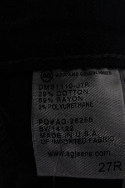 AG Adriano Goldschmied Womens Skinny Jeans Blue Low Rise Cotton Size 27