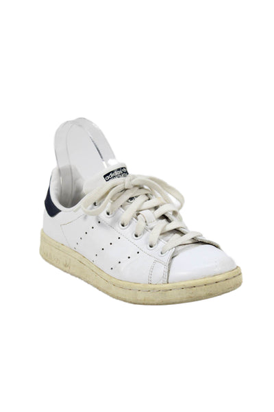 Adidas Women's Leather Lace Up Rubber Sole Sneakers White Size 4.5