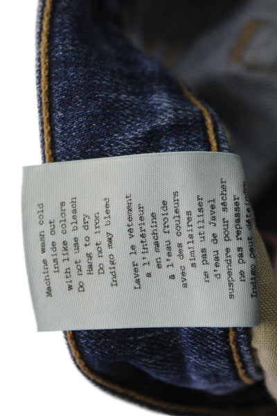 Rag & Bone Women Skinny Jeans Blue Low Rise Cotton Blend Size 25