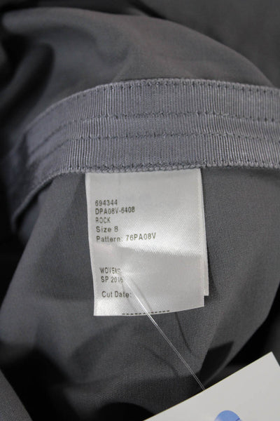 Lafayette 148 New York Womens Capri Pants Gray Polyester Blend Size 8