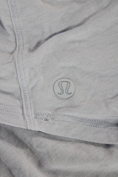 Lululemon Womens Purple Modal V-Neck Long Sleeve Basic T-Shirt Size 6