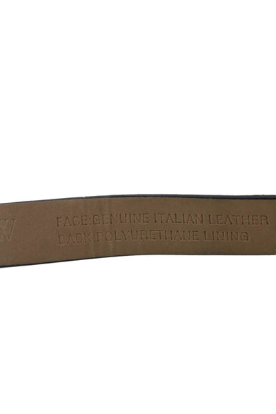 J Crew Womens Suede Gold Tone Buckle Skinny Belt Black Size Small