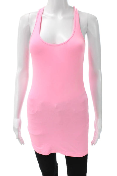 Lululemon Womens Basic Pink Scoop Neck Sleeveless Tank Size 4