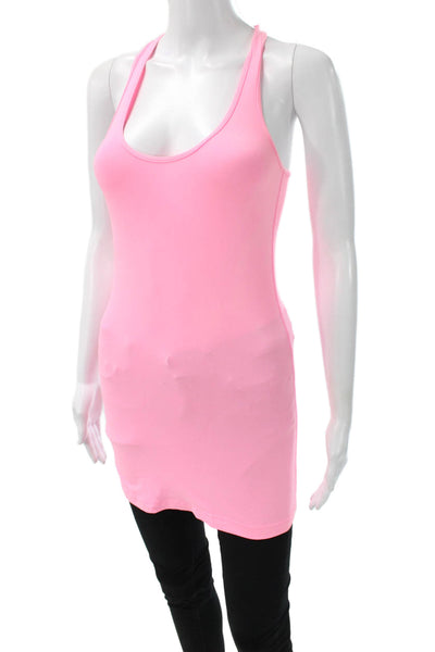 Lululemon Womens Basic Pink Scoop Neck Sleeveless Tank Size 4
