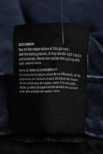 3x1 NYC Womens Ankle Jeans Blue High Rise Button Cotton Size 27