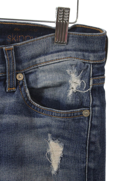 7 For All Mankind Women Skinny Jeans Blue Size 29