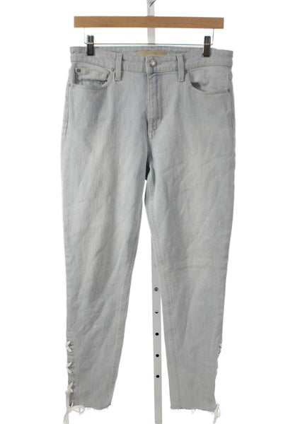 Joes Womens Ankle Jeans Blue Cotton High Rise Button Size 29
