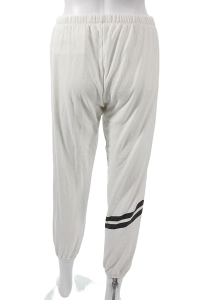Spiritual Gangster Womens White Polyester Sweatpants Pull On Size L