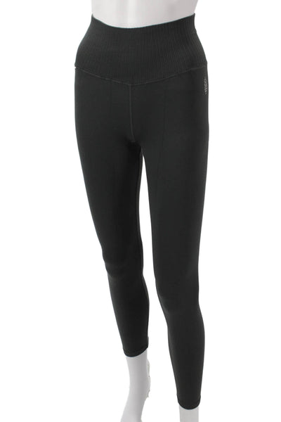Free People Womens Ankle Leggings Black Polyester Blend Size S