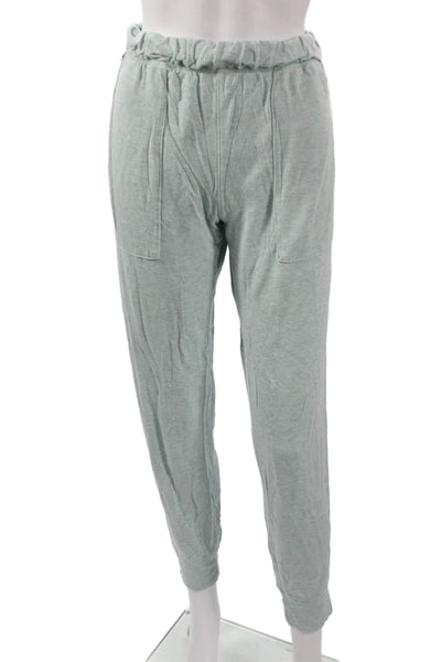 Splits59 Women Jogger Pants Green Modal Pull On Inseam 25 Size M