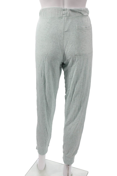 Splits59 Women Jogger Pants Green Modal Pull On Inseam 25 Size M