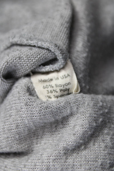 Donni Unisex Adults Gray Rayon Jogger Pants Pull On Size M