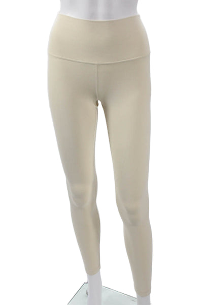 TNA Womens Ankle Beige Nylon Leggings Size S