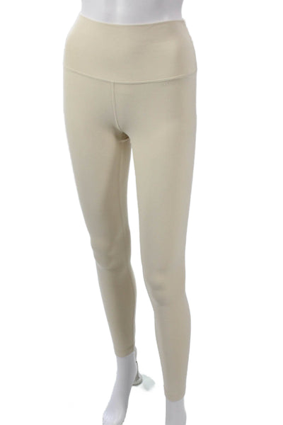 TNA Womens Ankle Beige Nylon Leggings Size S