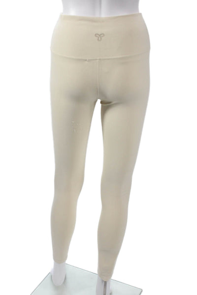 TNA Womens Ankle Beige Nylon Leggings Size S