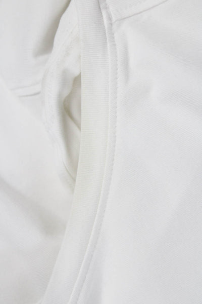 Lululemon Women Basic White Scoop Neck Tank Size 2