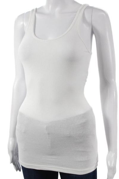 Standard James Perse Women White Supima Cotton Tank Undershirt Size 0